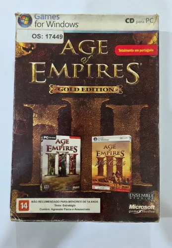 Jogo Age of Empires III Gold Edition para PC