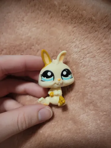 Littlest Pet Shop Coelho Creme Sticker Eyes Original Hasbro