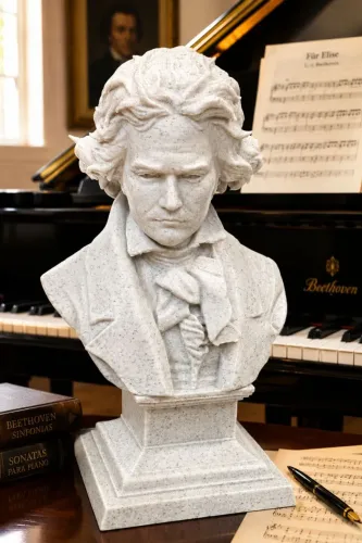 Busto 3D - Beethoven
