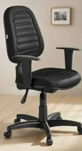 Cadeira Executiva Giratória Internauta Nr17 Ergonômica Preta
