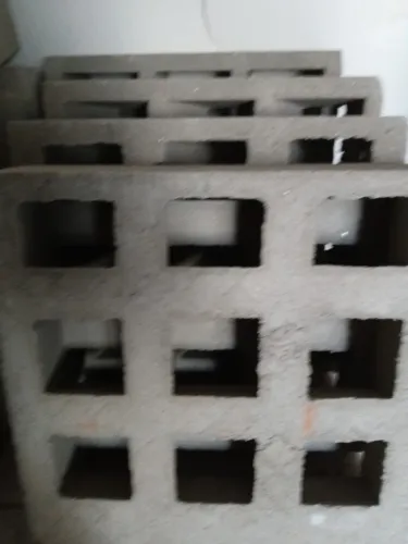 Cobogó. 10 unidades de comungol tijolo vazado anti-chuva 40x40x7