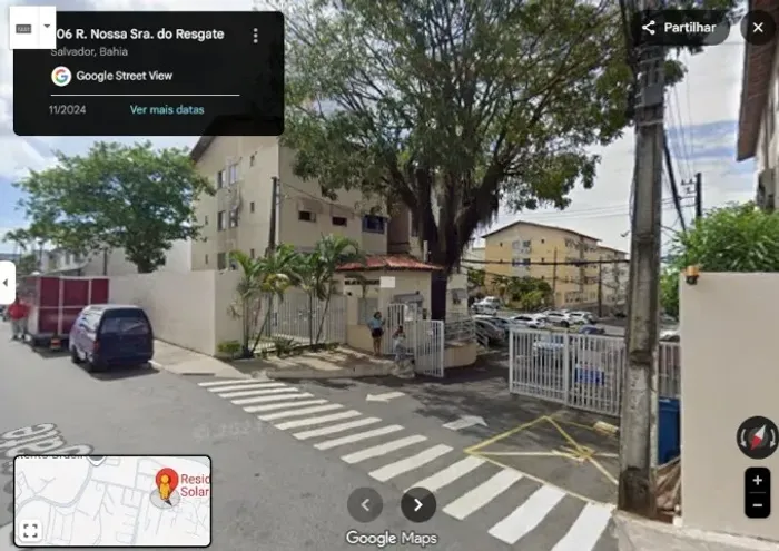 Apartamento 2/4 com varanda no Resgate