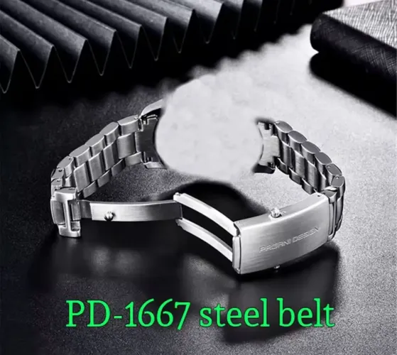 pulseira pagani design pd1667 aço 