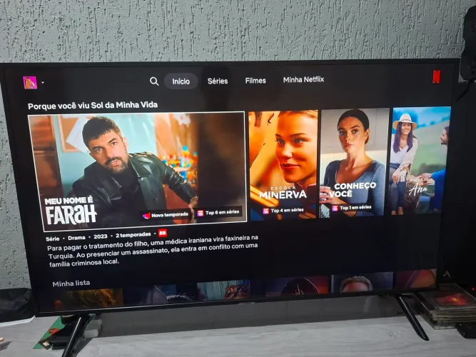 Tv Samsung Smart 50 polegadas leia