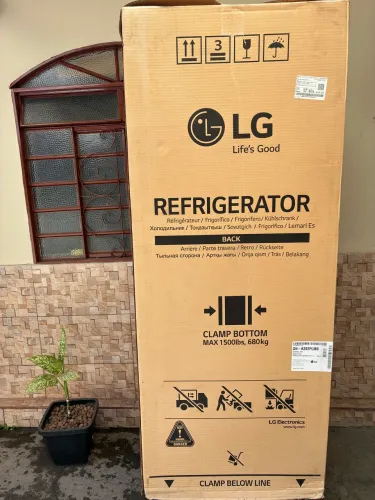 Geladeira LG inox