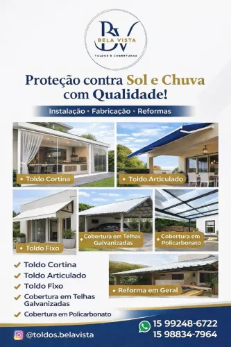 Toldos e coberturas 