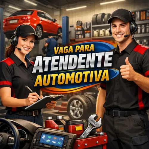 Vaga para atendente automotiva 