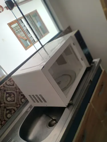 Microondas usado sem porta 