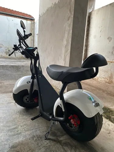 Scooter Elétrica TUI 1000W Branca Nova