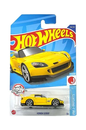 Hot Wheels Hondas S2000, HW J Imports 3/10 [Yellow] 118/250