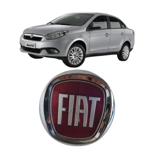 Emblema Traseiro Tampa Malas Fiat Siena Essence 2013 2014