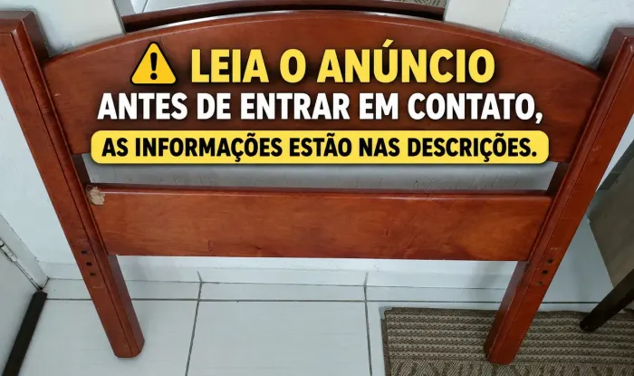 CAMA SOLTEIRÃO/TIPO VIÚVA 0,96 x 2,00 | MADEIRA IMBUIA PARA RESTAURAÇÃO/REAPROVEITAMENTO$
