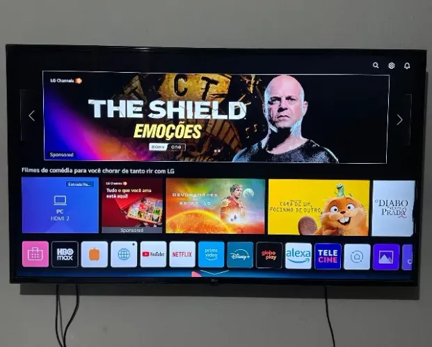 Smart TV LG 55? 4K UHD - Modelo 55UN7310PSC - Excelente estado e com controle original