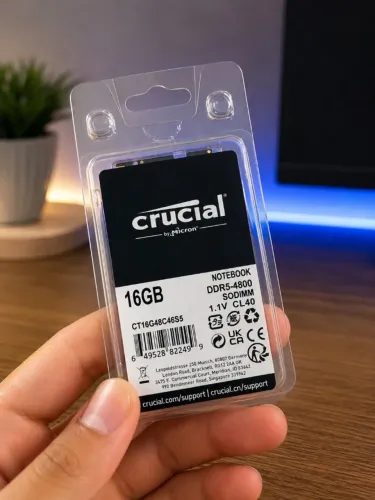 Memória 16gb DDR5 notebook