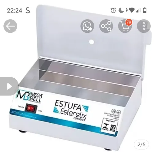 Autoclave novo na caixa