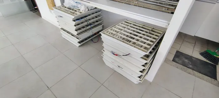 Luminária 60cm x 60 cm 9w/10w florescente embutida