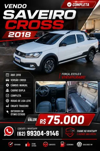 Volkswagen Saveiro Cross 1.6 T.flex 16V CD 2018