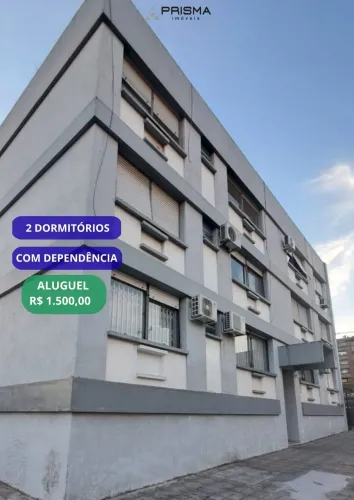 Apartamento 2 dormitórios, com dependência na Av. Borges de Medeiros em Santa Ma
