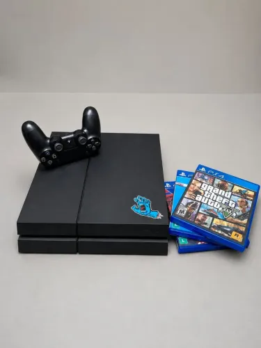PlayStation 4 (PS4) 1 Tera+ Controle Original + Jogos - Pronto para Jogar