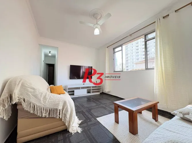 Apartamento para alugar, 94 m² por R$ 3.900,02/mês - Ponta da Praia - Santos/SP