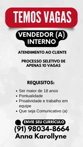 VAGA DE EMPREGO 