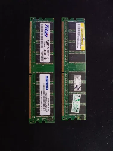 Pente Memória Ram 1gb DDR 400MHZ