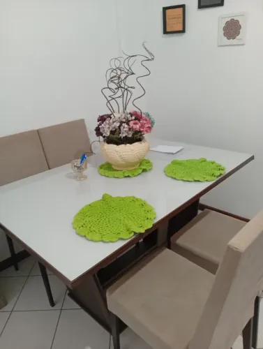 Mesa de jantar retangular
