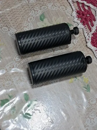 Tubo Par Slider Protetor Carenagem Motor Tanque Carbono Pedal Moto para Mata Cachorro