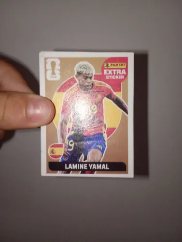Extra sticker, Lamine Yamal (Gold) o menor preço para vc!