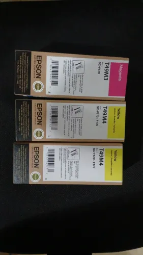 Cartucho Epson T49M Yellow e magents