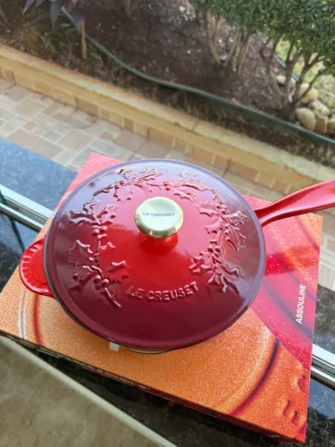 Le creuset Panela sautese adição Natal nova