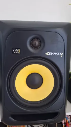 Par de Monitores de Studio KrK 8 g3/ caixa de som