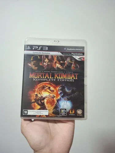 Mortal Kombat Komplete Edition mídia física PS3