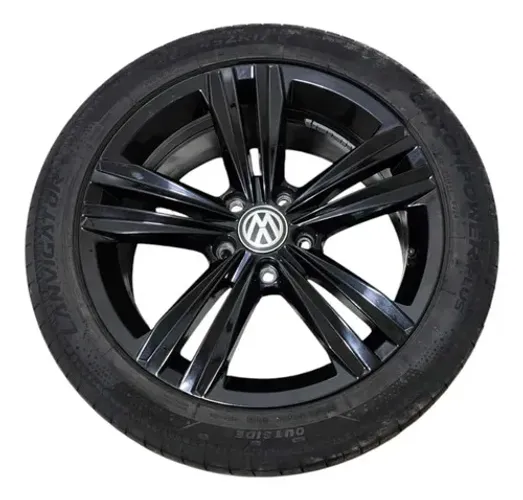 Roda Aro 17 C/pneu Vw Jetta 1.4 250 Tsi Highline 2019/2021 Preto