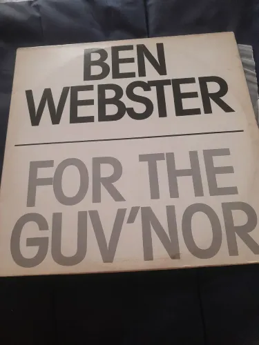 Disco Vinil LP Ben Webster - For The Guv'nor (Jazz Clássico)