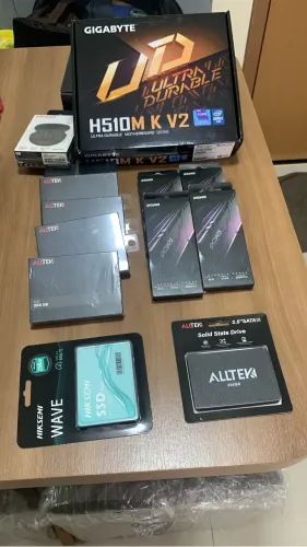 Memória 8gb e ssd de 256gb