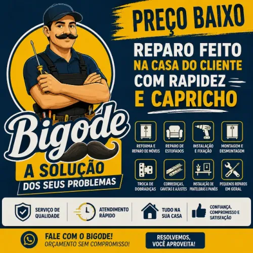 ? REFORMA E REPARO DE MÓVEIS | MONTAGEM | INSTALAÇÃO | AJUSTES EM GERAL