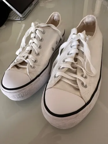All Star Branco Plataforma  37