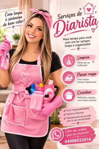 Diarista e cozinheira