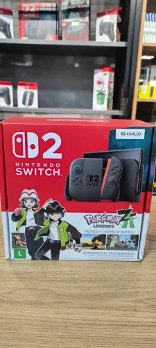 Nintendo Switch 2 + Pokemon Legends ZA - Novo/Lacrado