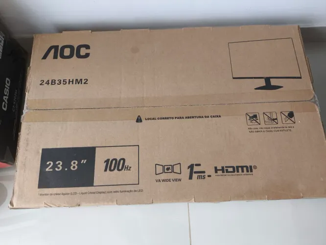 Monitor Gamer AOC 24" 24B3HMF2 VA 100Hz 1ms Full HD