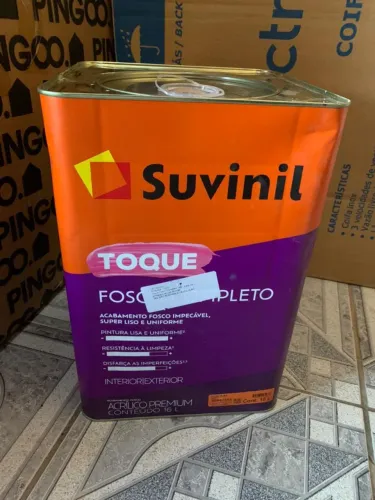 Tinta Suvinil Nova 16 litros - Toque Fosco Completo - Cor Andiroba - R$ 400