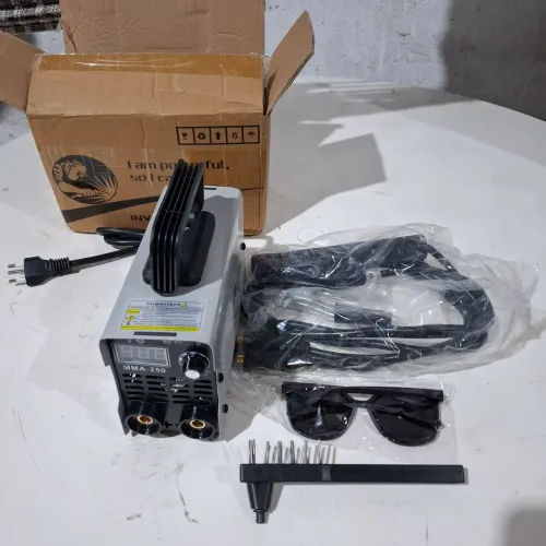 MÁQUINA DE SOLDA 250AMP NOVA COMPLETA
