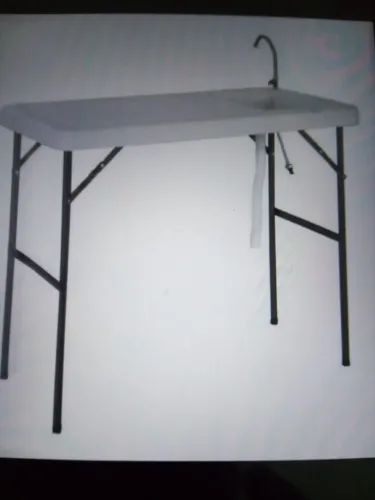 Pia dobrável para camping Náutica completa