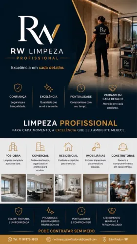 RW limpeza profissional