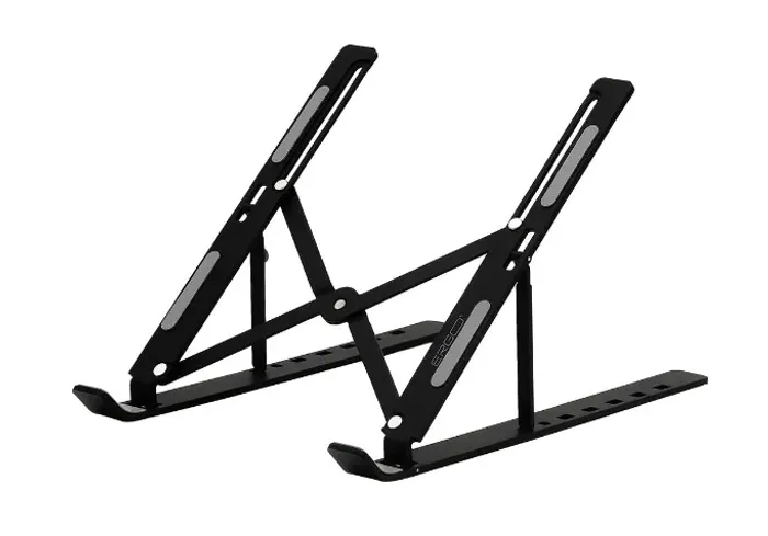 Suporte para notebook em alumínio, Preto, LSA4, Ergo