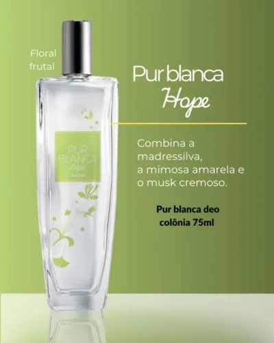Pur Blanca Hope Deo Colônia