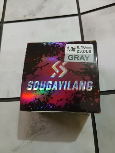 Linhas multifilamento 4x Trançadas Cor Cinza 