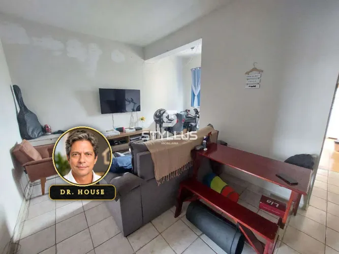 Apartamento Grande com 1 Quarto e Sol da Manhã em Maria da Graça! M98M