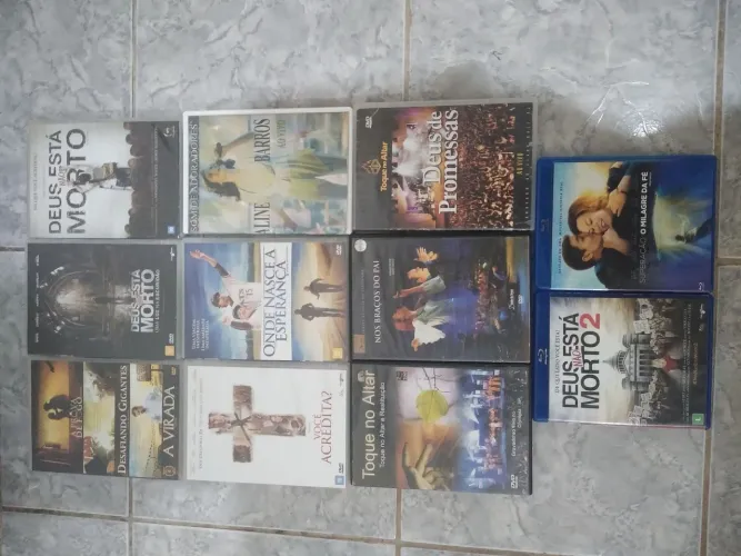 DVDs e blu-ray filmes e show evangélicos